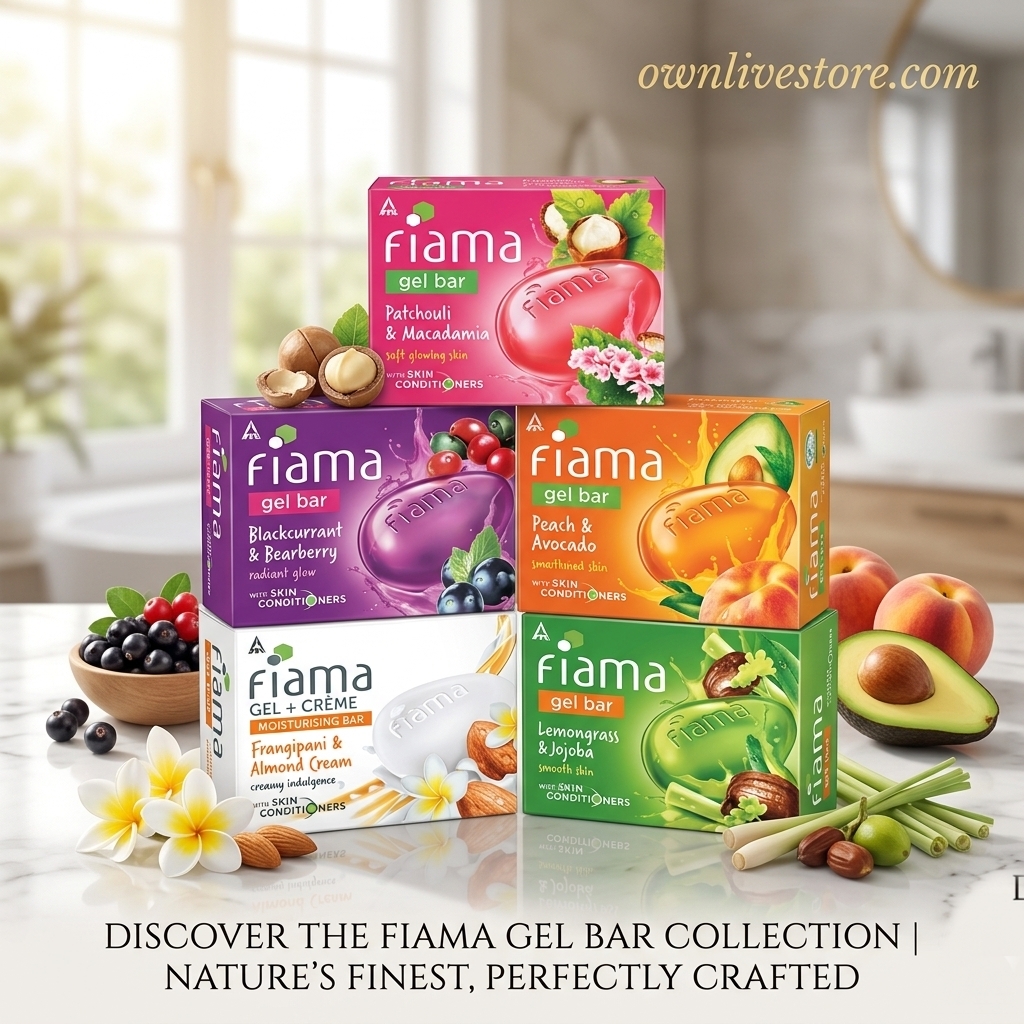 Fiama Gel Bar 5 Pcs Combo Set | Best Price in Bangladesh - OwnLiveStore